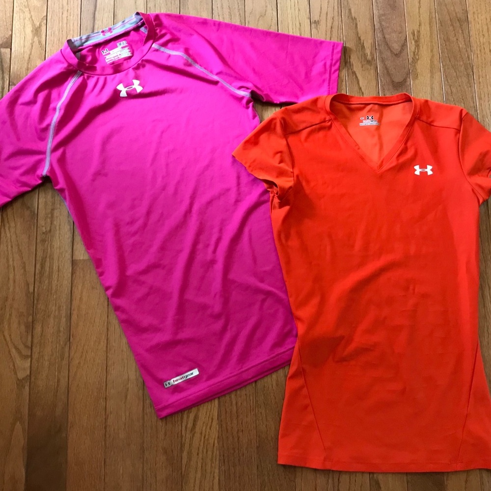 Under Armour Heatgear Compression Shirts, Set of 2